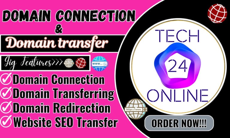 Connect custom domain, dns records, http to https, or transfer domain to other hosting websites