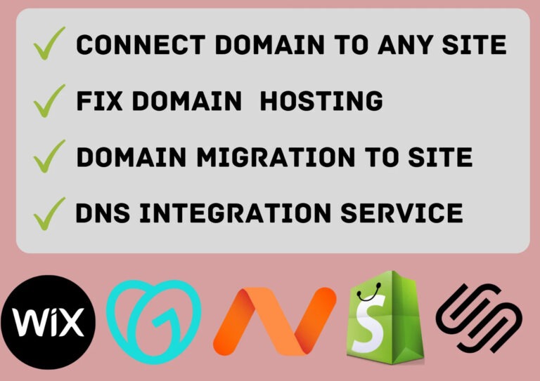 Connect domain, fix and transfer any domain name servers to any wordpress website hosting