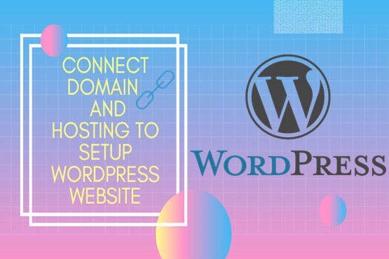 connect domain name with hosting and update your nameservers, dns for wordpress website services