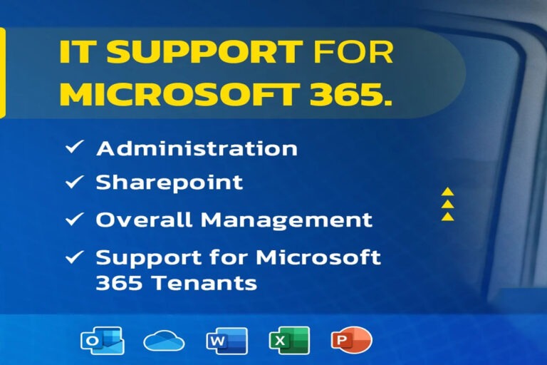 Manage and support Microsoft Office 365 Word, Excel, Powerpoint, Outlook for your organization IT Services